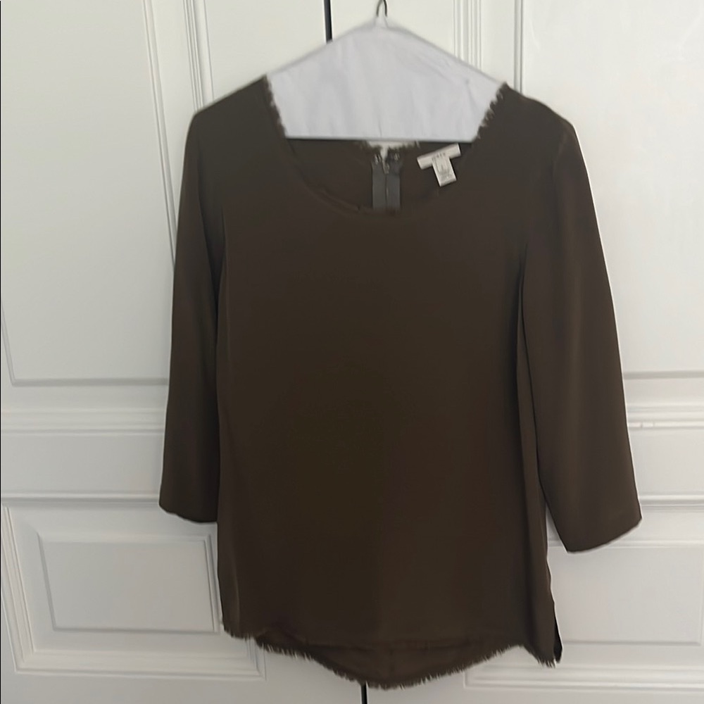 Jcrew Women's  silk Brown Top